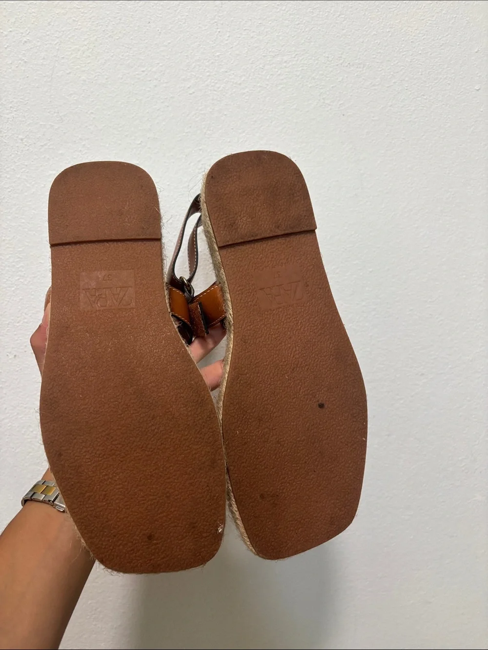 Zara espadrille platforms